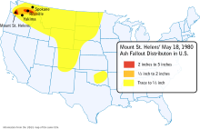 Large yellow area on map