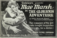 Mae Marsh The Glorious Adventure 1918