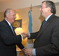 Kirchner con su par de Chile, Ricardo Lagos