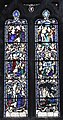 North aisle middle window in memory of Walter James Helwell Price. By Horace Hincks after 1950.