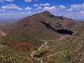 North Franklin Peak, looking northeast from South Franklin Mountain