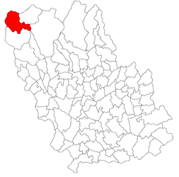 Location in Prahova County