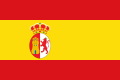 Pabellón naval completo y bandera nacional de la Capitanía General de Filipinas (1785-1873) (1874-1898).