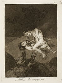 Capricho No. 62: ¡Quién lo creyera! (Kiu estus kredinta tion!)