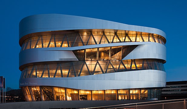 Mercedes-Benz Museum in Stuttgart.