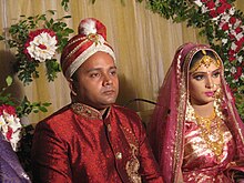 A newly married couple from Dhaka June 2014