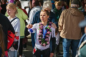 Maja Betz beim Ostseeman, Glücksburg 2022