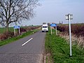 Narrow back road near Hargrave, Bedfordshire, UK