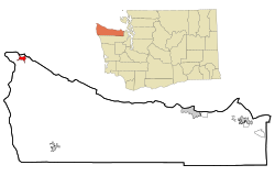 Location of Neah Bay, Washington