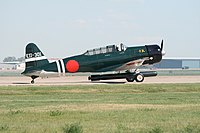 T-6とBT-13より製作された九七式艦上攻撃機（2008年撮影）