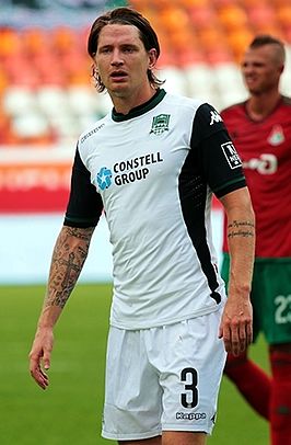 Strandberg in 2015 als speler van FK Krasnodar