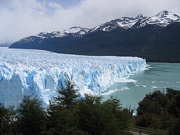 De Perito Morenogletsjer in Argentinië