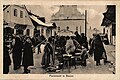 Fishmarket in front of the synagogue, 1906