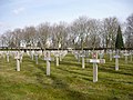 The Serbian military section of the cemetery