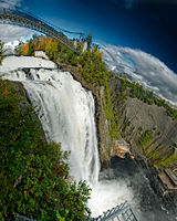 6. Montmorency waterfall, Quebec city. Author: Reversenlr