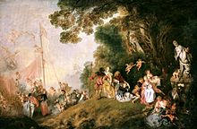 Antoine Watteau, Ukrcavanje za Kiteru, 1718. – 1721.