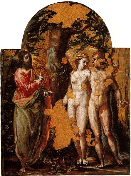 File:Cacciata di Adamo ed Eva dal Paradiso (Trittico di Modena) - El Greco.jpg