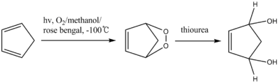 reduction of cyclic peroxide