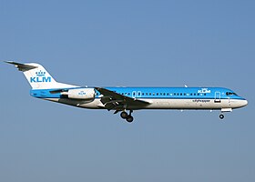 Fokker F100 de la KLM