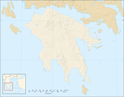 Big Three (Greece) is located in Peloponnese