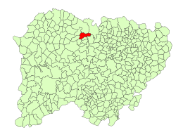 Gejuelo del Barro – Mappa