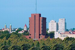 Skyline of Mansfield