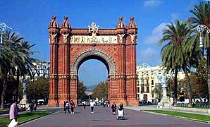 Català: Arc de Triomf English: Arc de Triomf