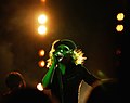 Alison Goldfrapp performing live in Cambridge, 2005