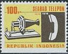 Stamp of Indonesia - 1978 - Colnect 258324 - First Telephone Communications.jpeg