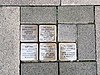 Stolpersteine in Oberhausen für Familie Horowitz.5 Steine, Stöckmannstraße 120, 22. Oktober 2008