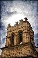 Tower of church, San Pedro de Sica, Sica Author: Tasmita Gz