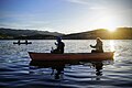 Wyoming Catholic students canoeing