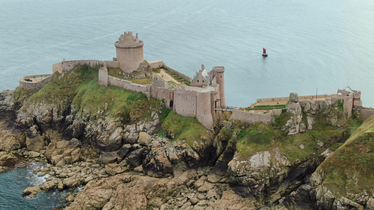 Vue par drone.