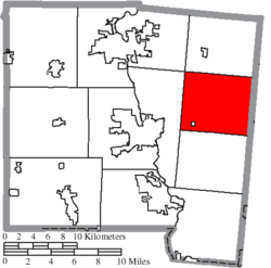 Location of Lostcreek Township in Miami County