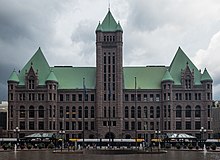 Facade of Minneapolis City Hall