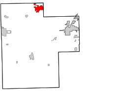 Location within Creek County and Oklahoma