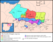 Expansion of Aragon in the 11th century.