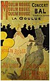 Moulin Rouge - La Goulue, litografija, 1891