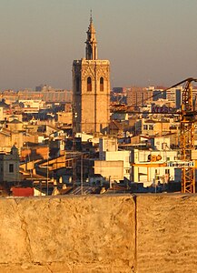 El Micalet desde las Torres de Quart