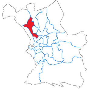 Kanton Marseille-Saint-Mauront na mapě města Marseille