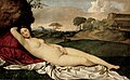 Venus dormida, de Giorgione, 1508.