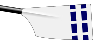 Image showing the rowing club's blade colours