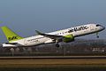 side takeoff, airBaltic