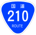 National Route 210 shield