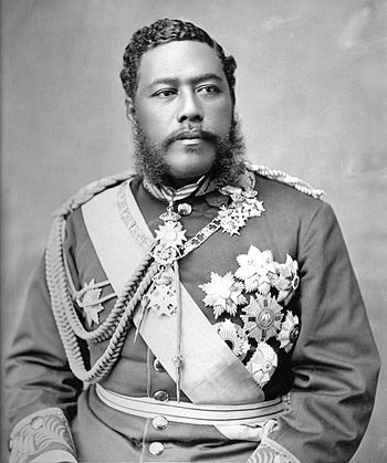 Koning David Kalakaua van die Koninkryk van Hawaii