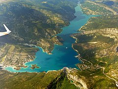 Barrage de Castillon, en 2015.