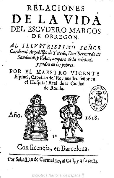 File:Relaciones de la vida del escudero Marcos de Obregon ... Texto impreso 1.jpg