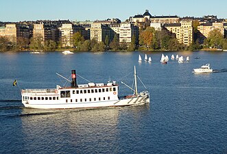 På hösten mot norr från Långholmen