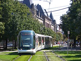 Eurotram en Estrasburgo, Francia, inaugurado en 1994.