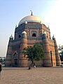 A view of the shrine from its courtyard